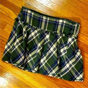 Girls plaid skirt